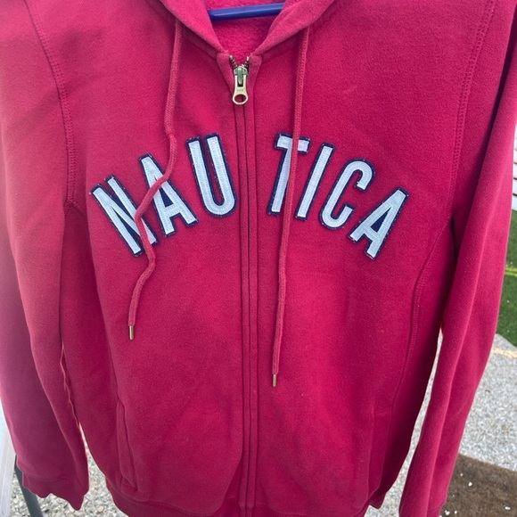 Nautica Jackets & Blazers - Nautica Bold Red Sweatshirt